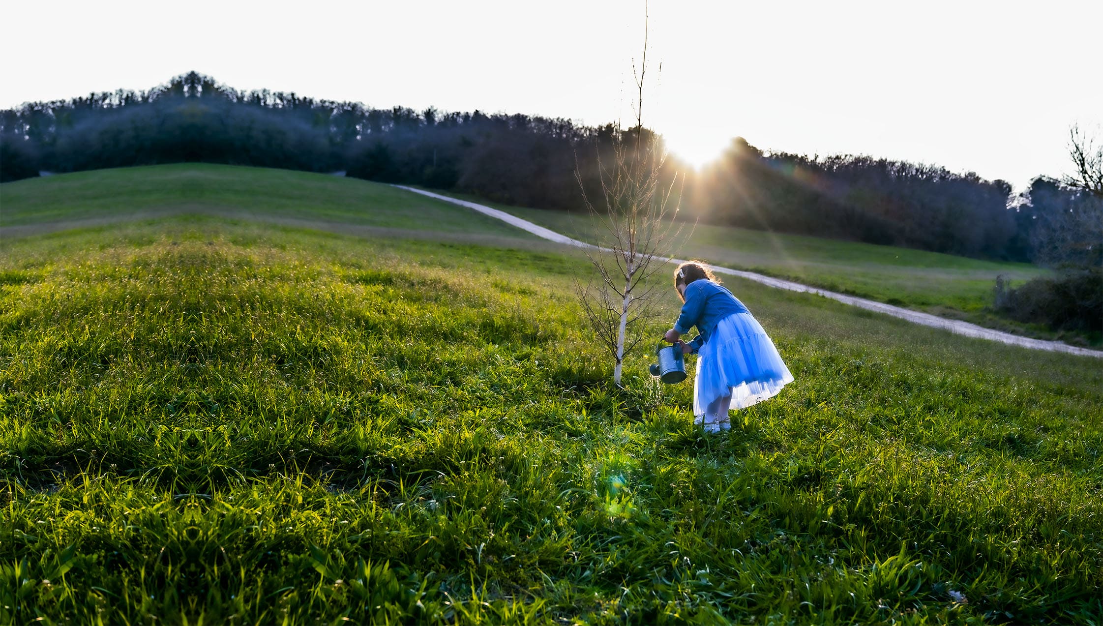 Sfondo Ragazzina Natura FSC