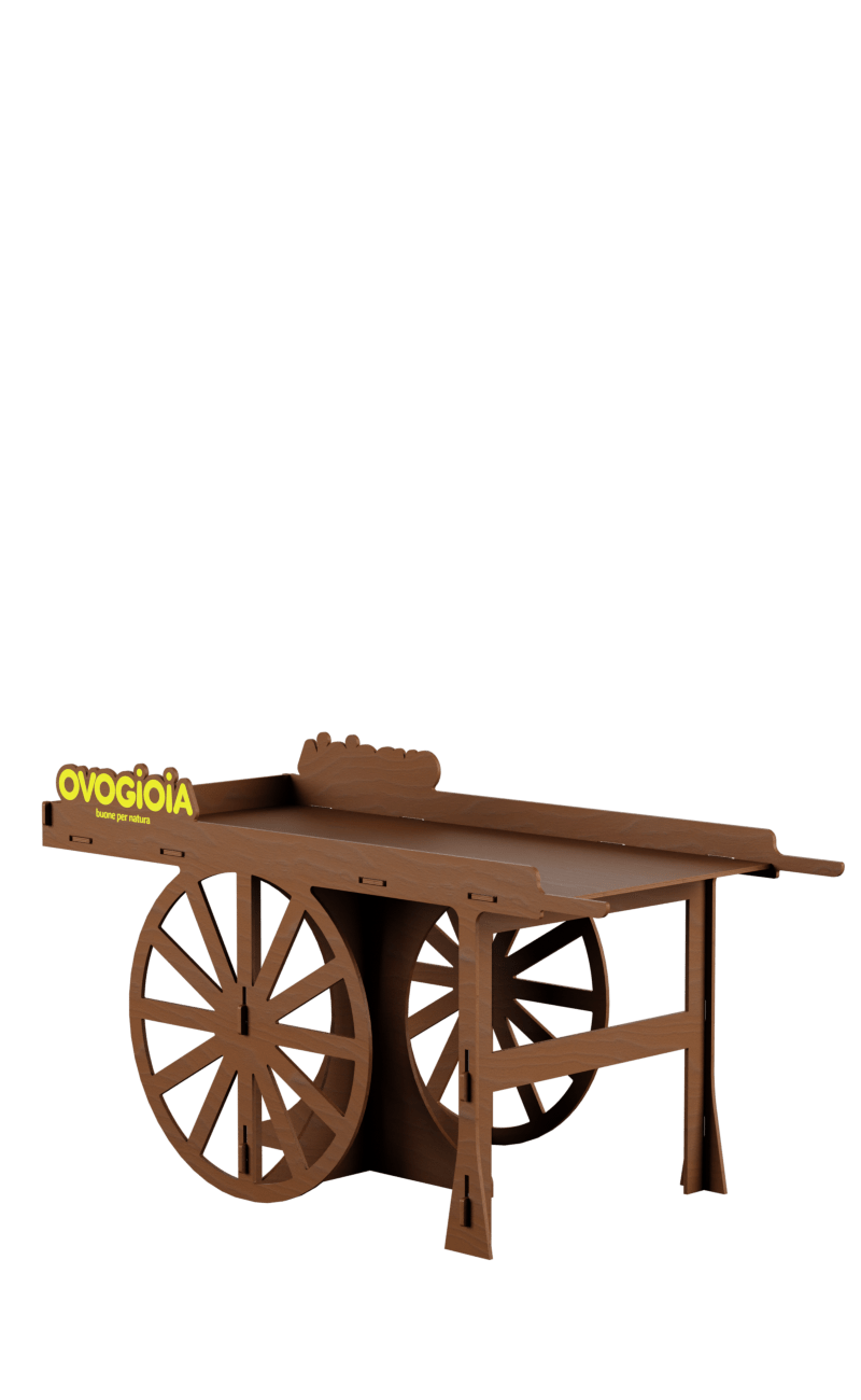 Rustic Cart for Exhibitions